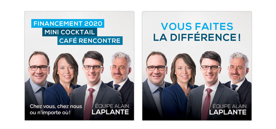 Campagne de financement 2020 - Équipe Alain Laplante