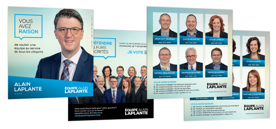 Campagne électorale - Équipe Alain Laplante