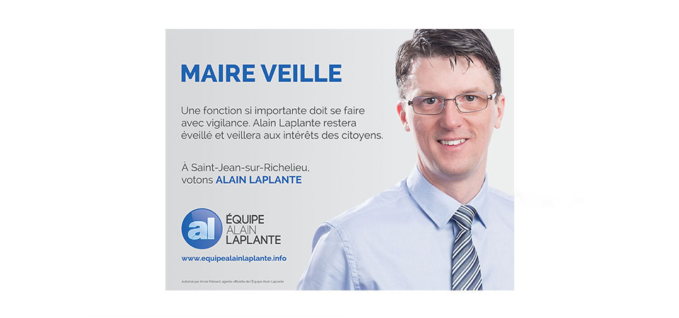 Equipe Alain Laplante, Municipal elections - Saint-Jean-sur-Richelieu