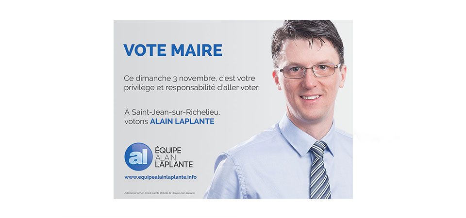 Équipe Alain Laplante, élections municipales de Saint-Jean-sur-Richelieu